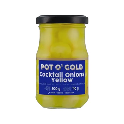 pot o gold yellow cocktail onions 200g