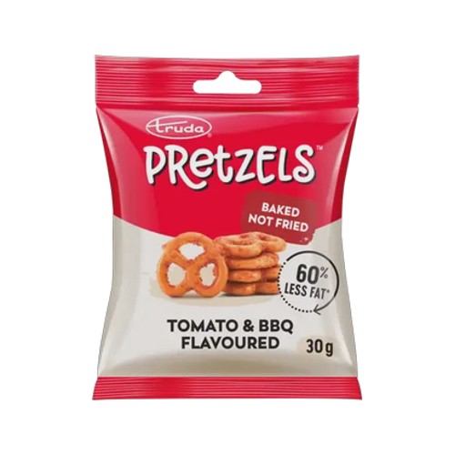 Pretzels Tomato & Bbq Flavoured Baked Snack 30g