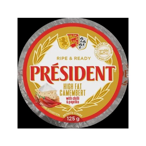 Président Chilli & Paprika Camembert 125g
