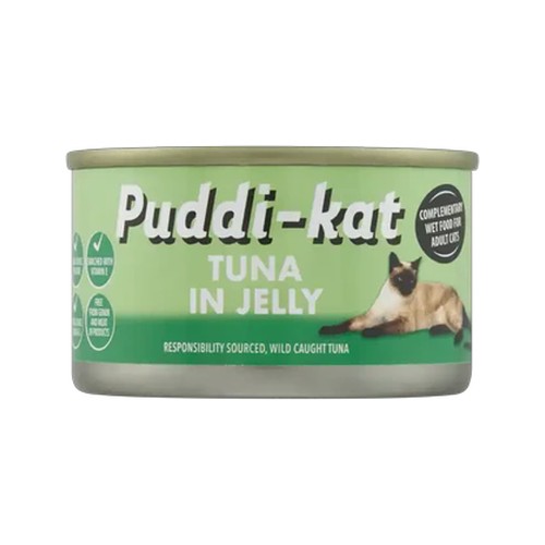 puddi-kat tuna wet cat food in jelly 85g