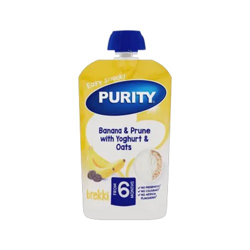 purity from 6 months banana & prune with yoghurt & oats brekki 110ml