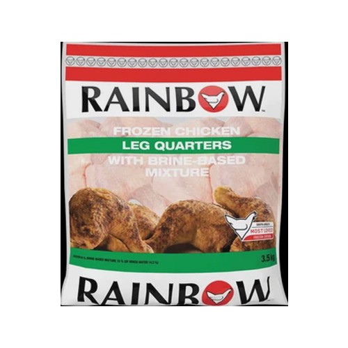 RAINBOW Frozen Chicken Leg Quarters 3.5kg
