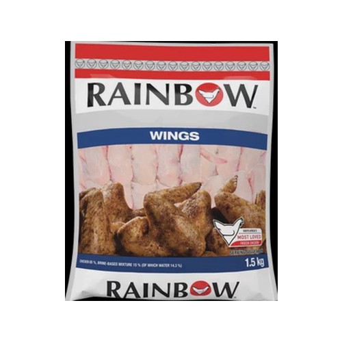 Rainbow Frozen Chicken Wings 1.5kg