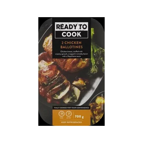 Ready To Cook Chicken Ballotines 700g