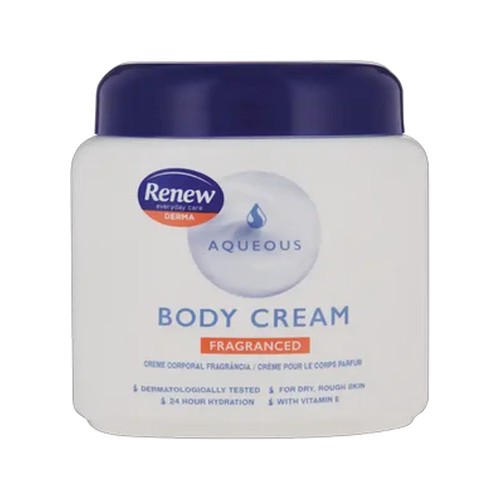 renew fragranced derma aqueous body cream 500ml