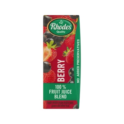 Rhodes Quality Berry 100 Fruit Juice Blend 200ml