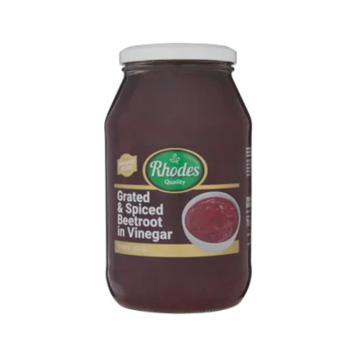 rhodes quality grated & spiced beetroot in vinegar 780g