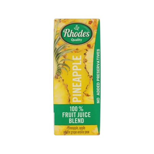 Rhodes Quality Pineapple 100 Fruit Juice Blend 200ml
