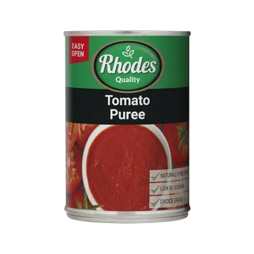 rhodes quality tomato puree 410g