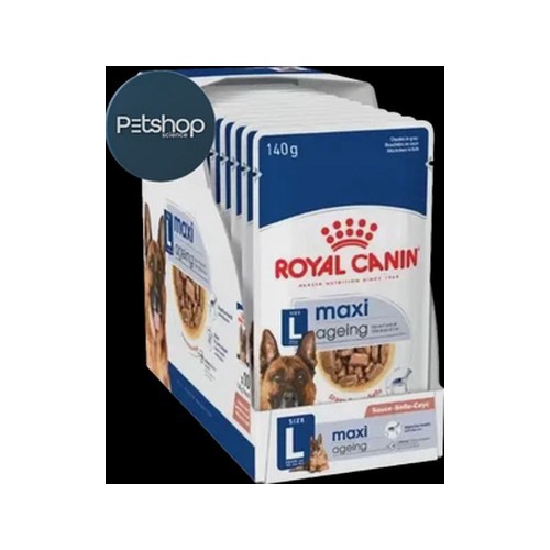 Royal Canin Ageing 8 Years + Maxi Wet Dog Food 10 x 140g
