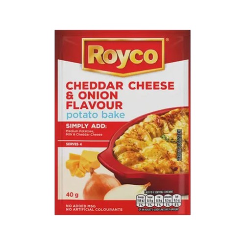 Royco Cheddar Cheese & Onion Flavour Potato Bake 41g