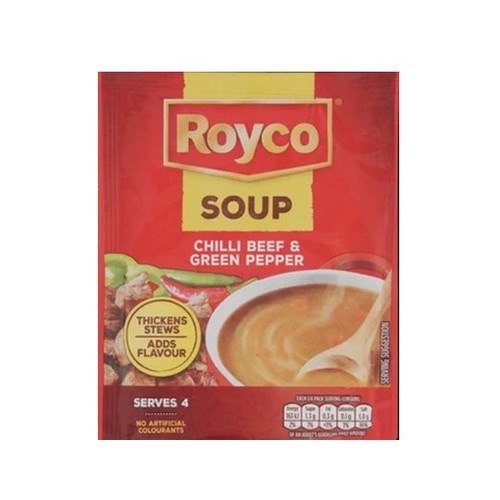 Royco Chilli Beef & Green Pepper Soup Packet 50g