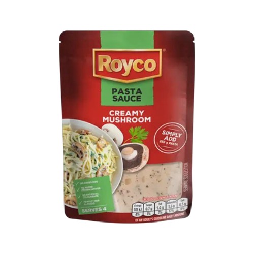 royco creamy mushroom pasta sauce 400g