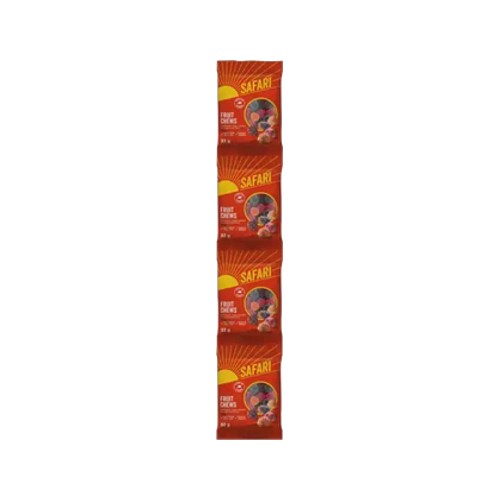 safari fruit chews 4 x 32g
