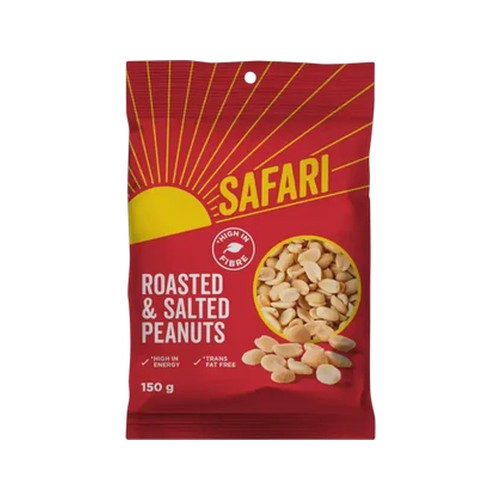 safari roasted & salted peanuts 150g