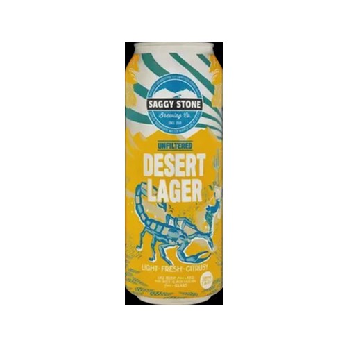 Saggy Stone Desert Lager Beer Can 500ml