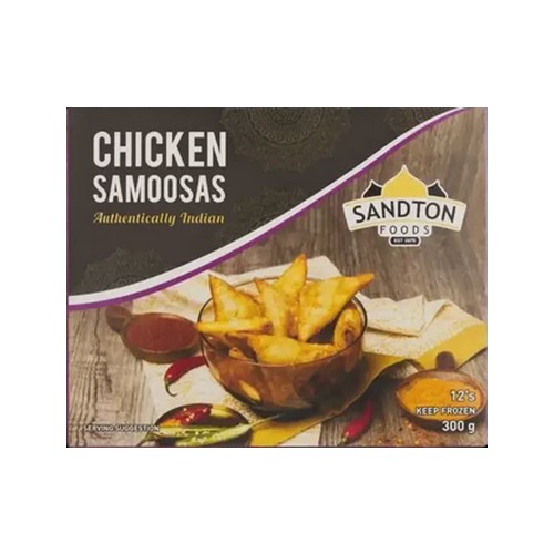 Sandton Foods Frozen Chicken Samoosas 12 Pack