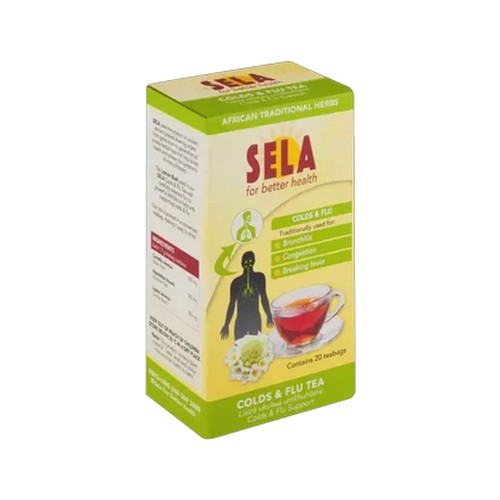 sela colds & flu teabags 20 pack