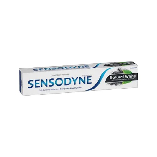 sensodyne natural white fluoride toothpaste 75ml