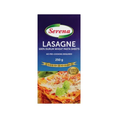 Serena Durum Wheat Semolina Lasagne Pasta Sheets 250g