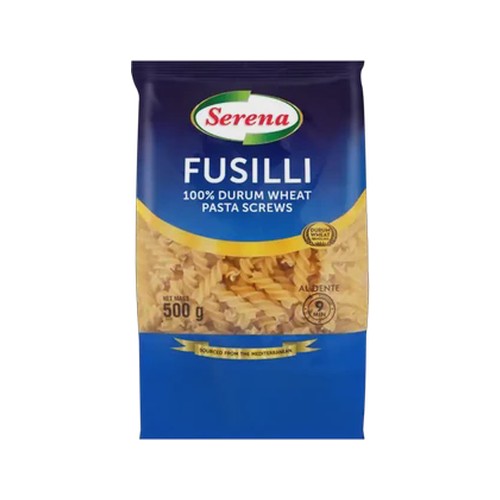 serena fusilli pasta screws 500g