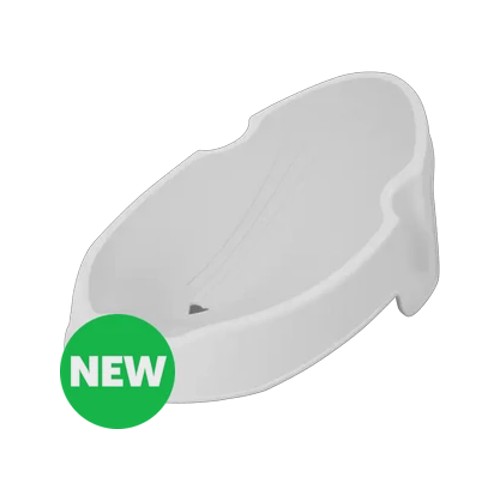 shnuggle white newborn bath support seat