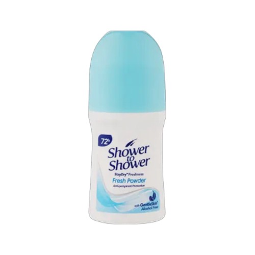 shower to shower fresh powder alcohol-free anti-perspirant roll-on 50ml