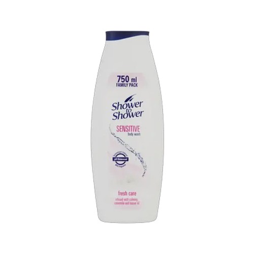 shower to shower sensitive fresh care body wash 750ml