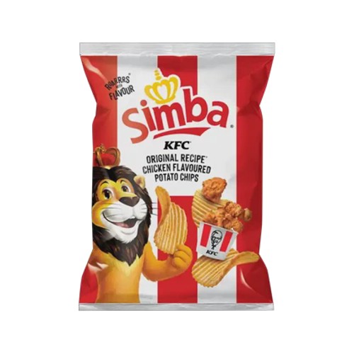 Simba Kfc Original Recipe Chicken Flavoured Potato Chips 120g