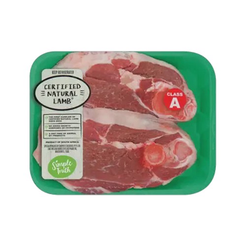 simple truth free range certified natural lamb leg chops 300g - 500g