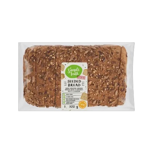 simple truth gluten free seeded bread 320g