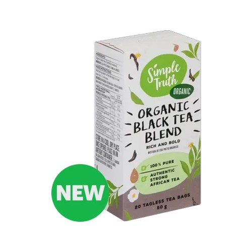 simple truth organic black tea blend tea bags 20-pack