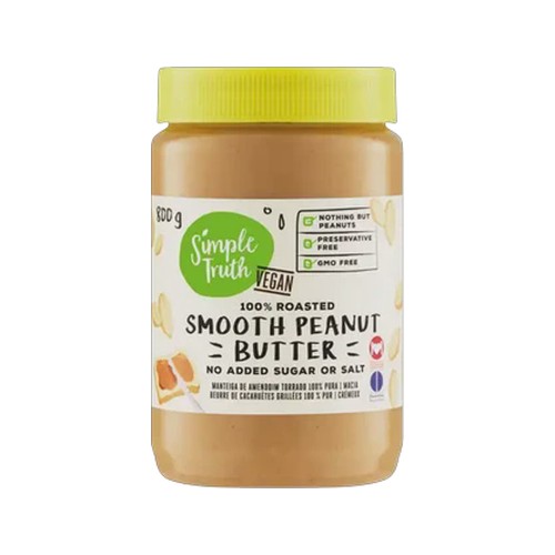 simple truth smooth peanut butter 800g