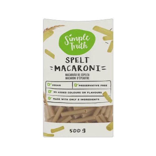 simple truth spelt macaroni 500g