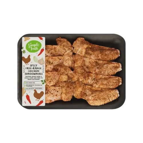 simple truth spicy free-range chicken sundowners 400g - 500g