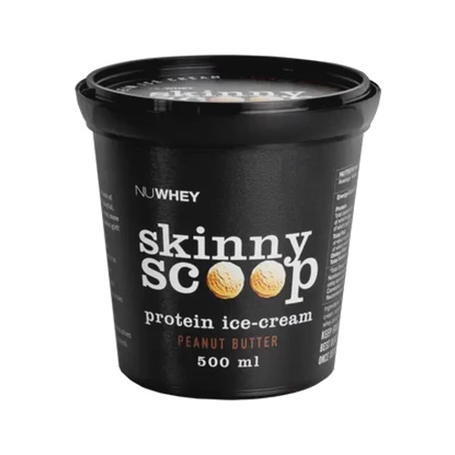 skinny scoop peanut butter protein ice-cream 500ml
