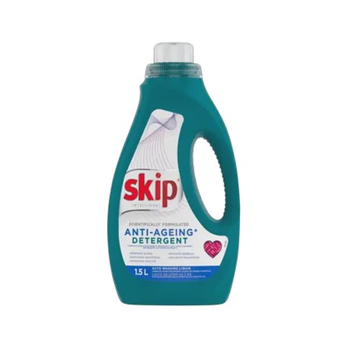 skip intelligent anti-ageing auto washing liquid 15l