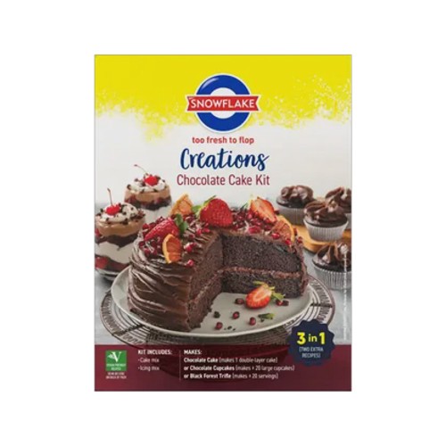 Snowflake Creations Chocolate Cake Kit 800g