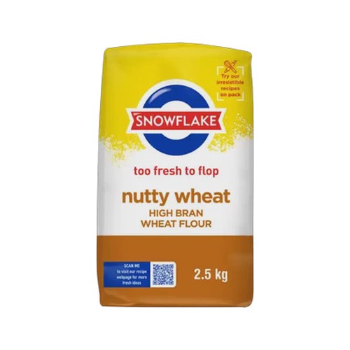 snowflake high bran wheat flour 25kg