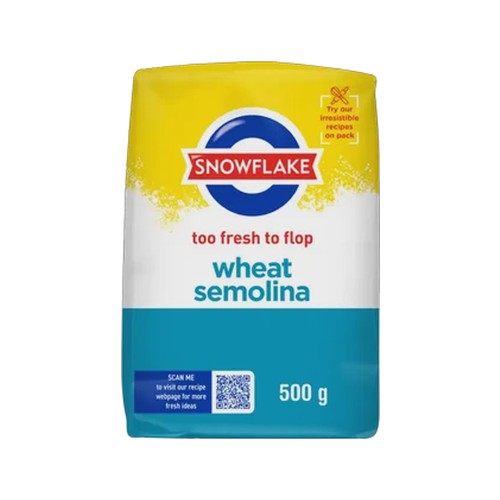 snowflake wheat semolina 500g