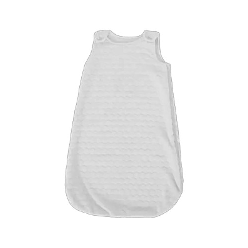snuggletime plush white sleep sac 6-18 months