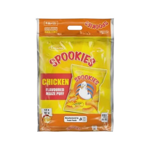 Spookies Chicken Chills Maize Puffs 12 x 50g