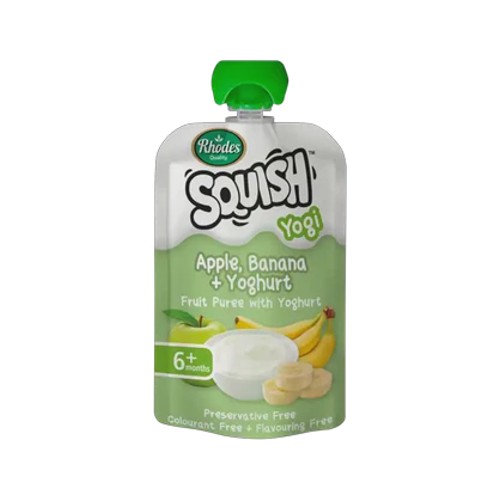 squish apple banana yoghurt yogi 110ml