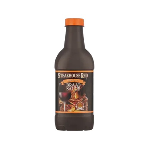 steakhouse red spicy braai sauce 750ml