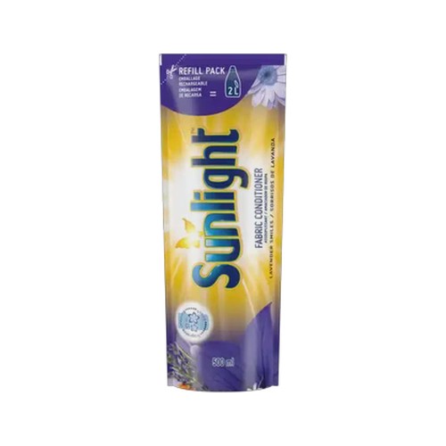 sunlight lavender fabric conditioner refill pack 500ml