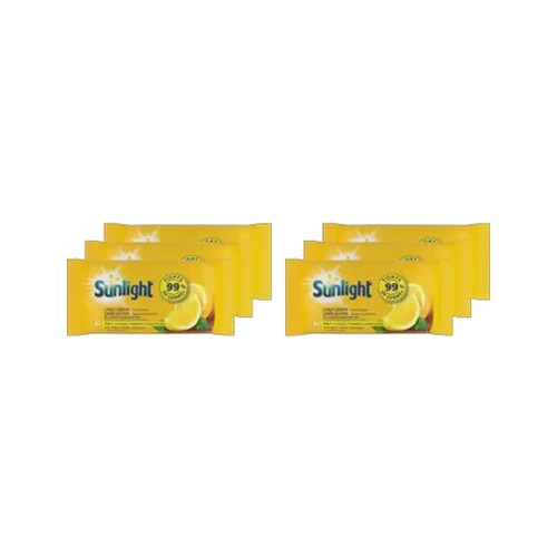 sunlight lively lemon 3-in-1 face & body bar 6 x 175g