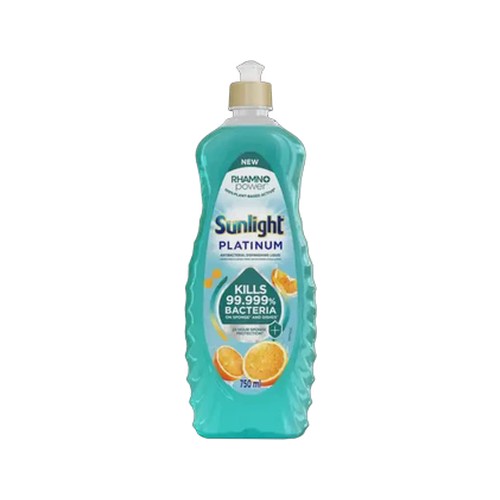 sunlight platinum antibacterial dishwashing liquid 750ml