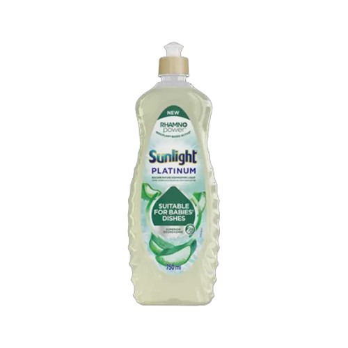 sunlight platinum nature degreasing dishwashing liquid 750ml