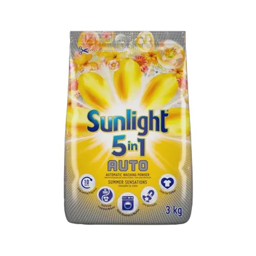 sunlight summer sensations 5-in-1 auto washing powder 3kg