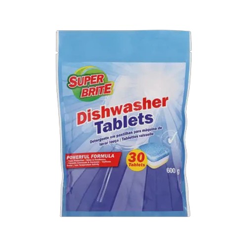 super brite all-in-one dishwasher tablets 30 pack